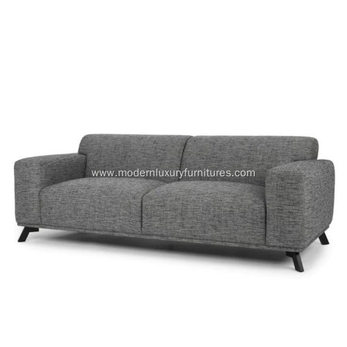 Volu Licorice Cream Fabric Sofa